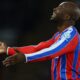 Crystal Palace's Jean-Philippe Mateta reacts