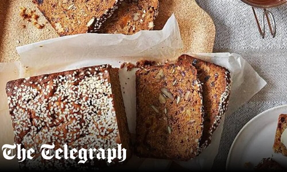 Date, apricot and pecan tea bread