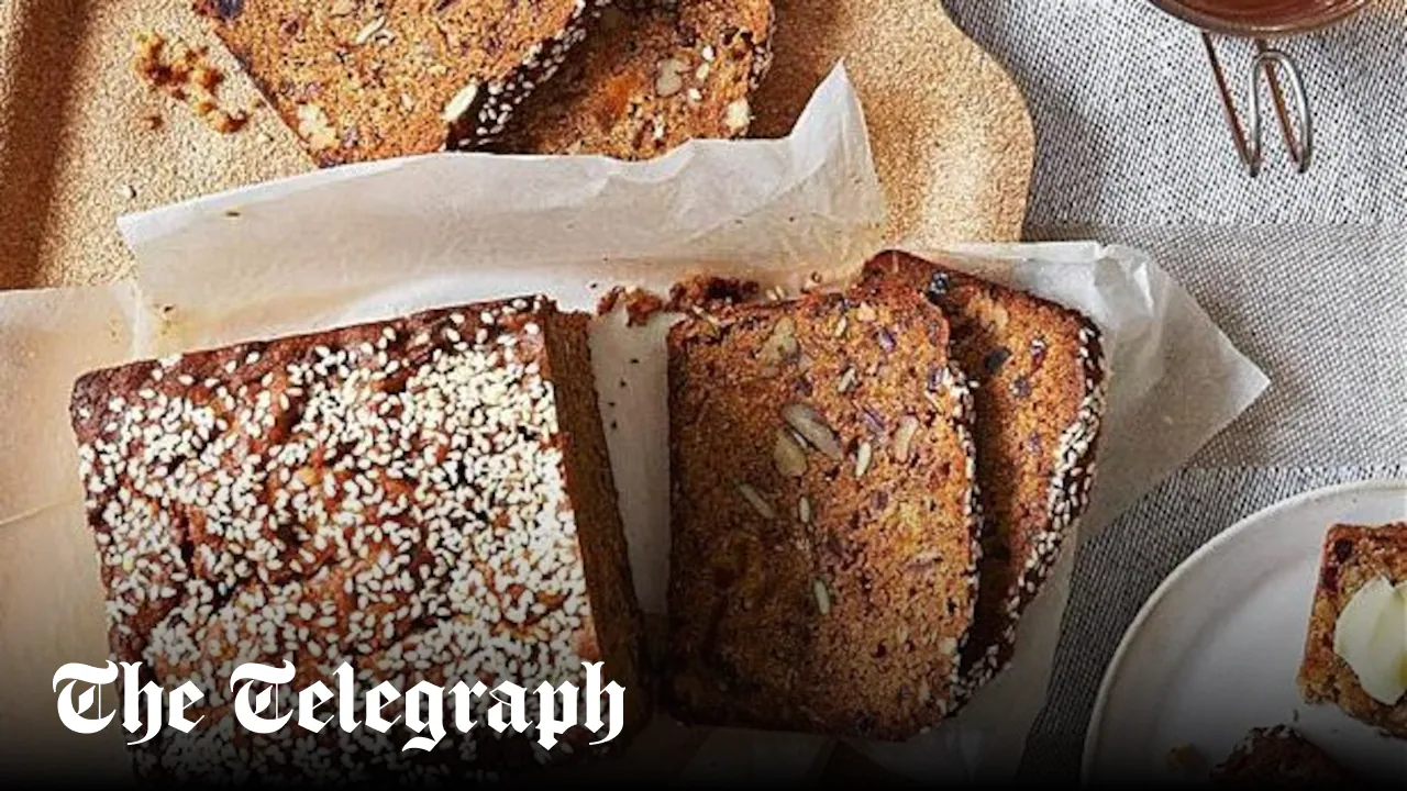 Date, apricot and pecan tea bread