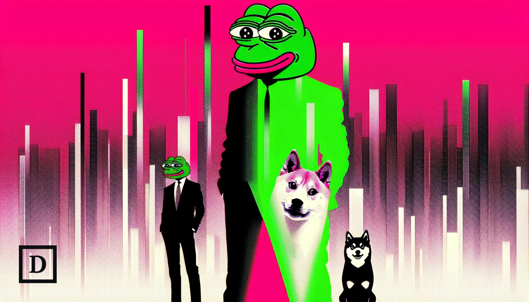 Memecoins Lead Crypto Rally as PEPE Surges Over 30%