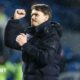 Dahnny Rohl celebrates Rangers' win over Ludogorets