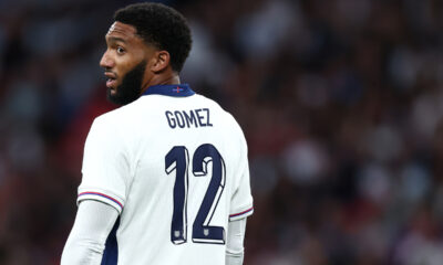 LONDON, ENGLAND - JUNE 07: Joe Gomez of England during the international friendly match between England and Iceland at Wembley Stadium on June 07, 2024 in London, England. (Photo by Alex Pantling/Getty Images)