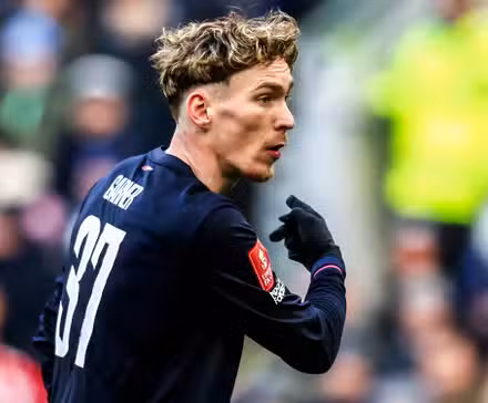 Everton midfielder James Garner