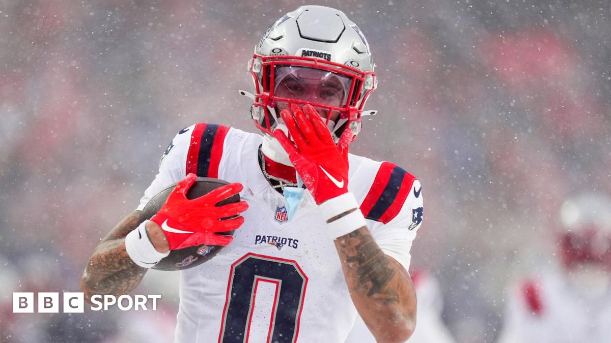 Christian Gonzalez caught a late interception that helped New England close out the game on the fourth quarter