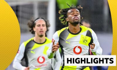 Carney Chukwuemeka celebrates goal in draw against Frankfurt