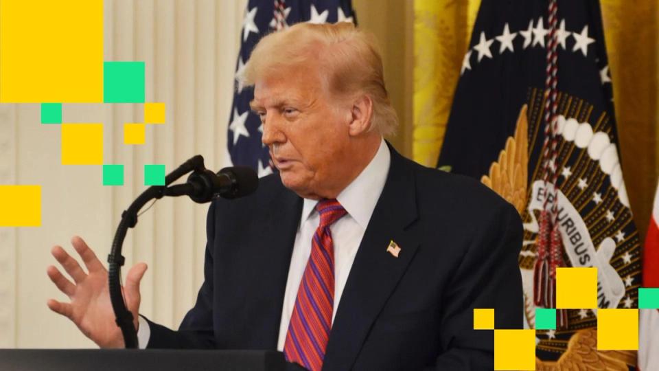 Trump touts U.S. crypto policy push to beat China