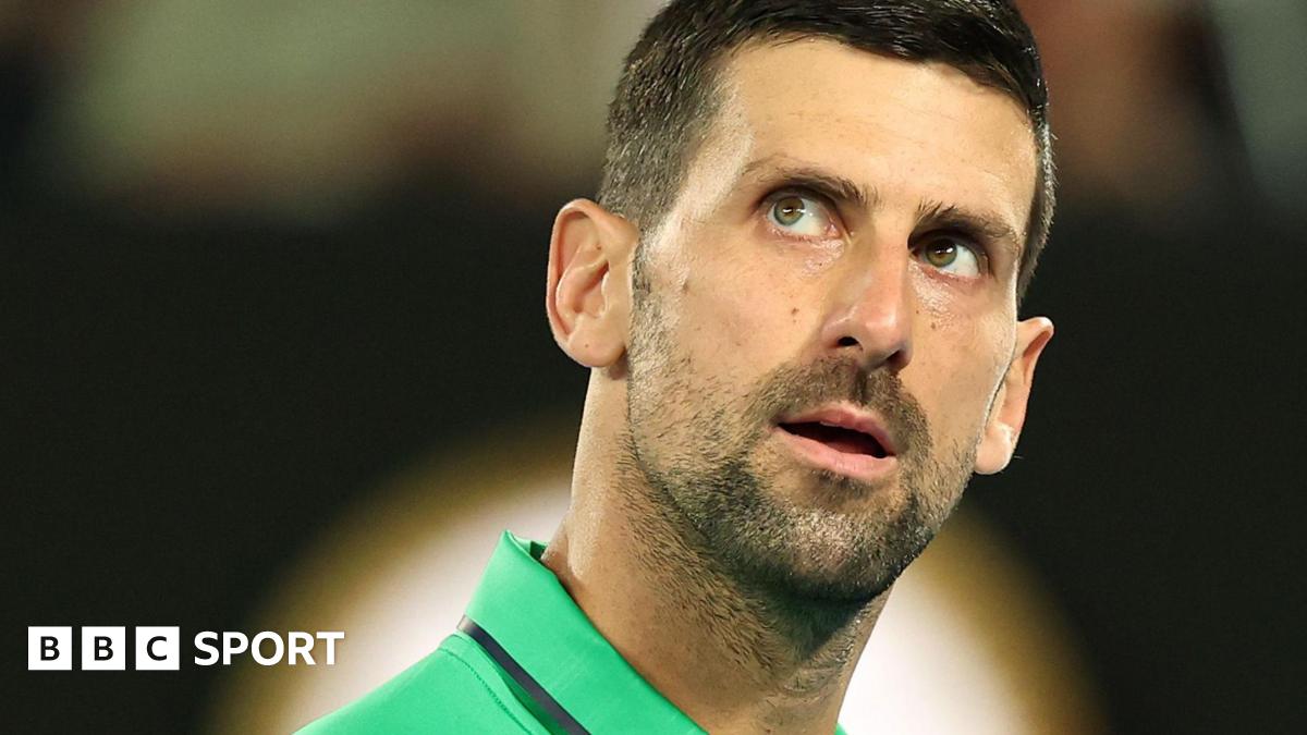 Novak Djokovic celebrates