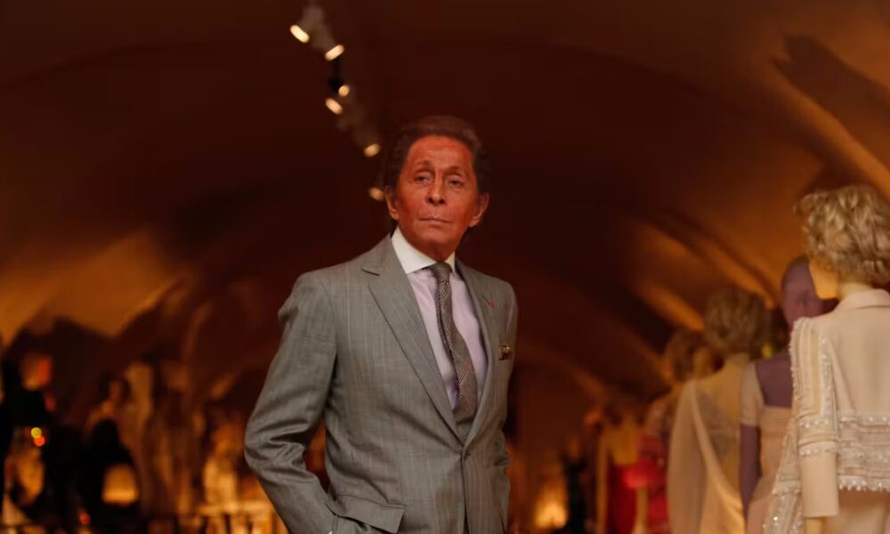 the Italian designer who broke into French haute couture with his elegant style and signature red