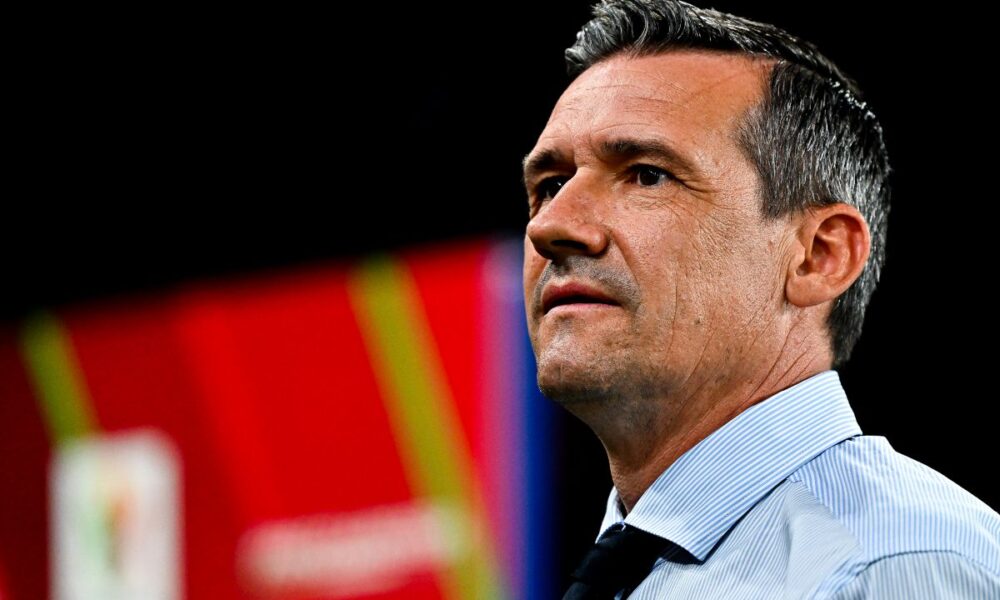 GENOA, ITALY - AUGUST 15: Marco Ottolini, sports manager of Genoa, looks on prior to kick-off in the Coppa Italia match between Genoa CFC and LR Vicenza at Stadio Luigi Ferraris on August 15, 2025 in Genoa, Italy. (Photo by Simone Arveda/Getty Images)