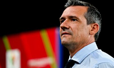GENOA, ITALY - AUGUST 15: Marco Ottolini, sports manager of Genoa, looks on prior to kick-off in the Coppa Italia match between Genoa CFC and LR Vicenza at Stadio Luigi Ferraris on August 15, 2025 in Genoa, Italy. (Photo by Simone Arveda/Getty Images)