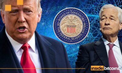 Trump Faults Fed for High Rates, Says JPMorgan CEO Dimon Benefits