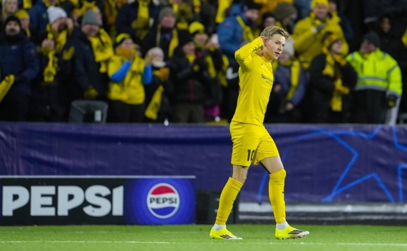 Fantastic Jens Petter Hauge strike seals Bodo/Glimt Champions League victory over Manchester City (Video)
