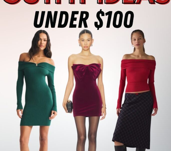holiday outfit ideas under $100 2025