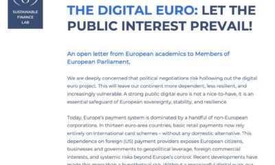 EU Digital Euro - The Open Letter Screenshot