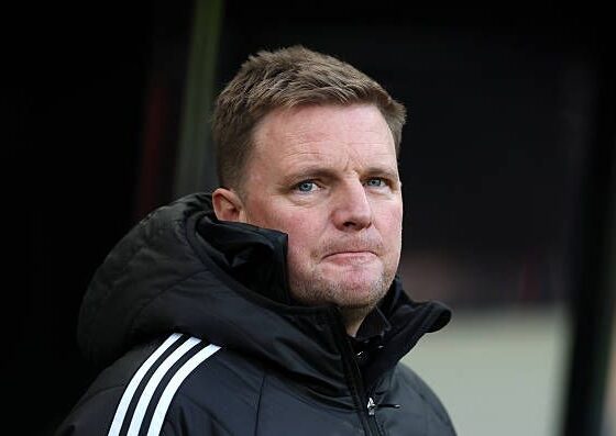 Newcastle manager Eddie Howe