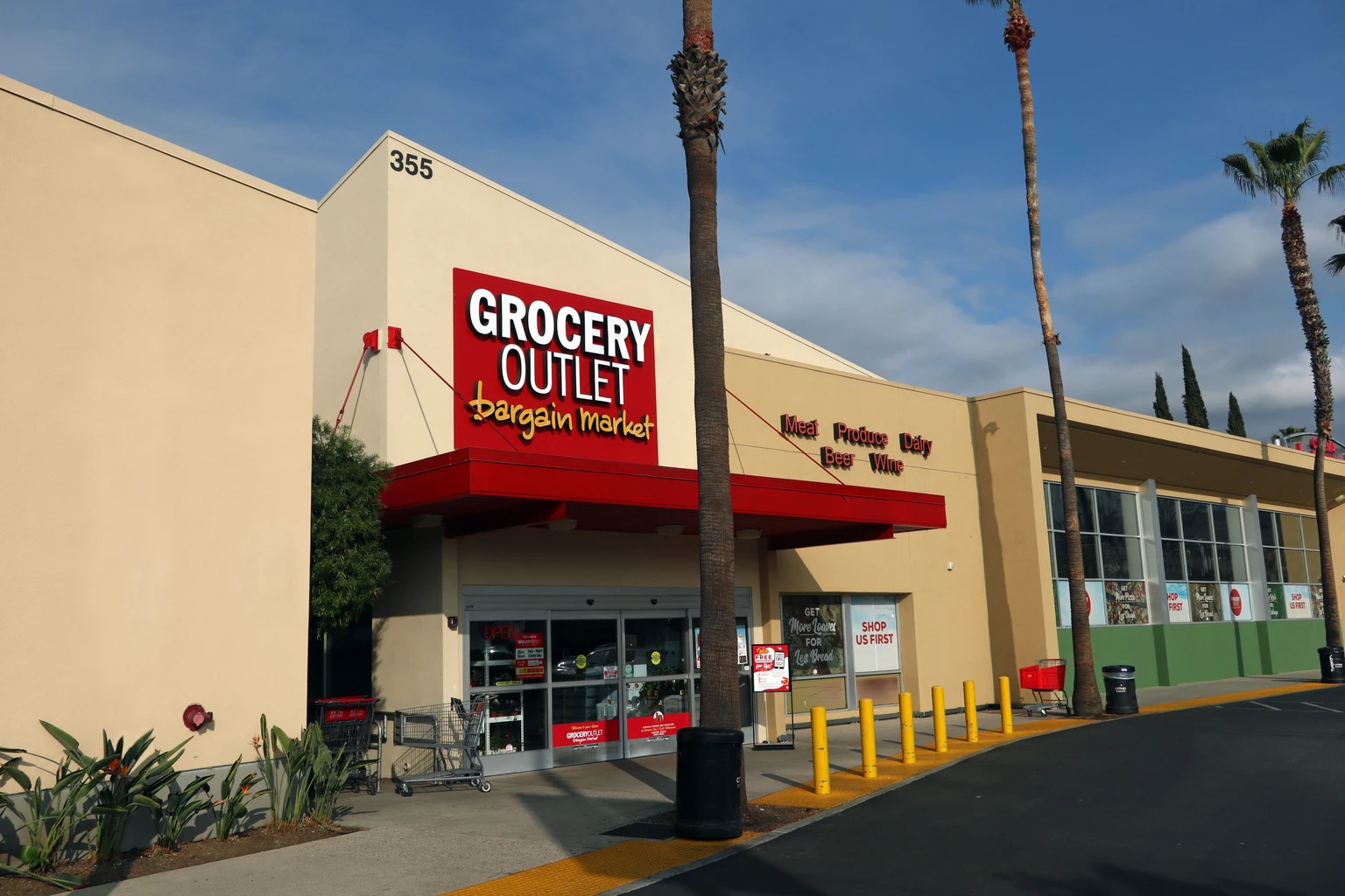 Mercado de pechinchas de mercearia