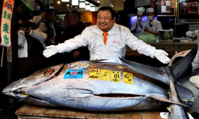 Japanese sushi chain pays $3.24 million for bluefin tuna at Tokyo auction