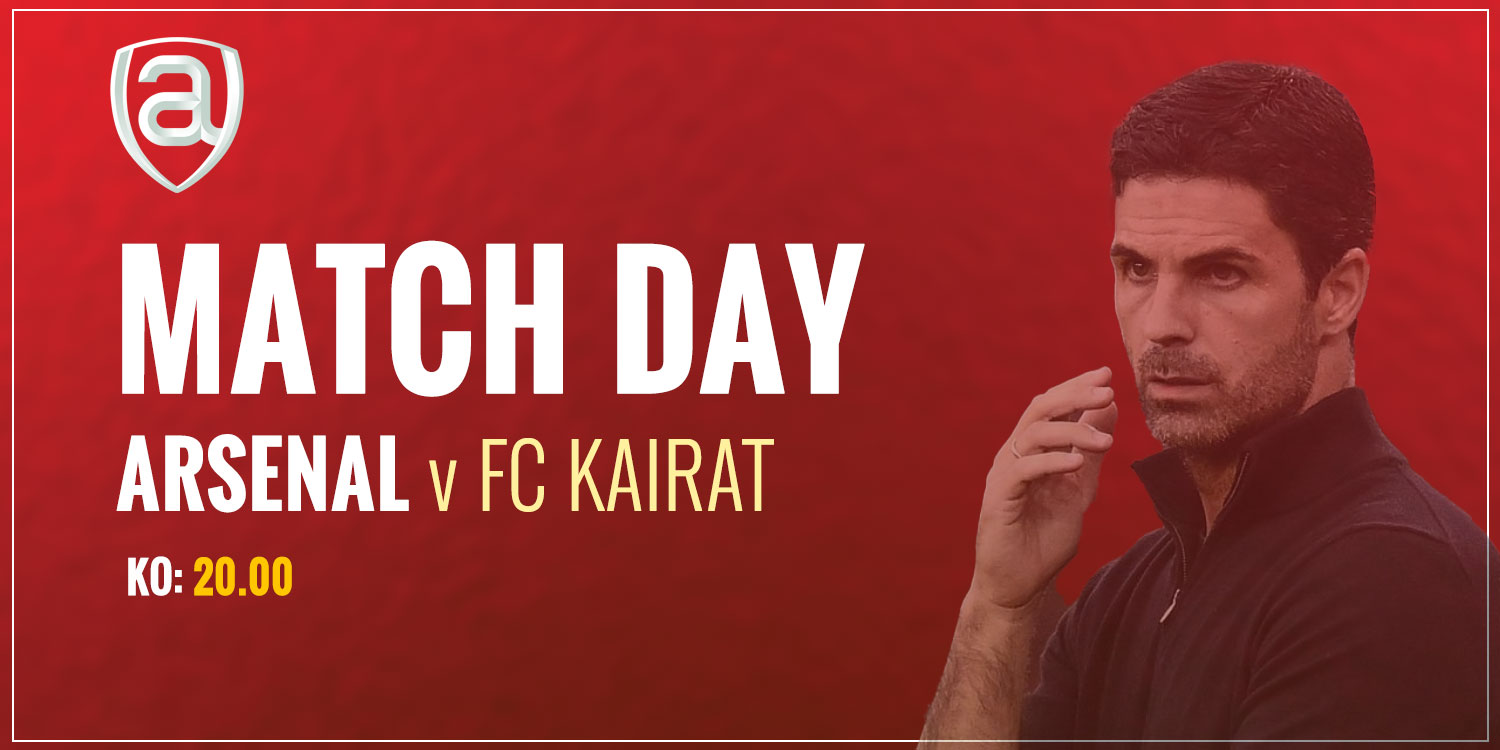 Change it around for FC Kairat + Arteta's press conference message to fans