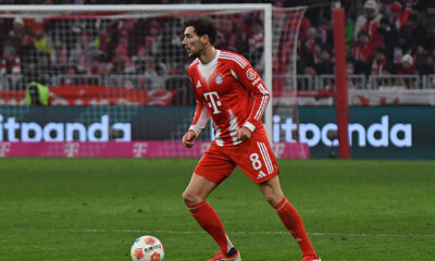 Leon Goretzka during the Fussball match between FC Bayern München and FC Augsburg at Allianz Arena on January 24, 2026 in München, Deutschland.