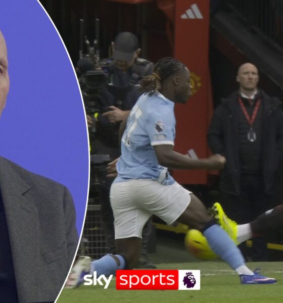 '100 per cent a red!' | Dean certain Dalot should be sent off in Manchester derby