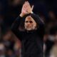 Manchester City manager Pep Guardiola celebrates after the match-1