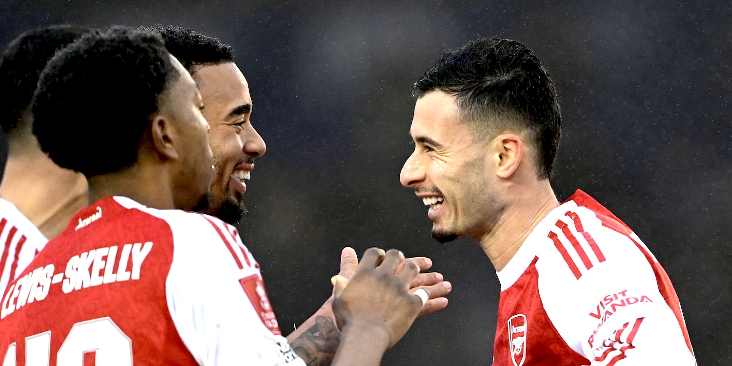 Portsmouth 1-4 Arsenal: Martinelli hat-trick sends Gunners through