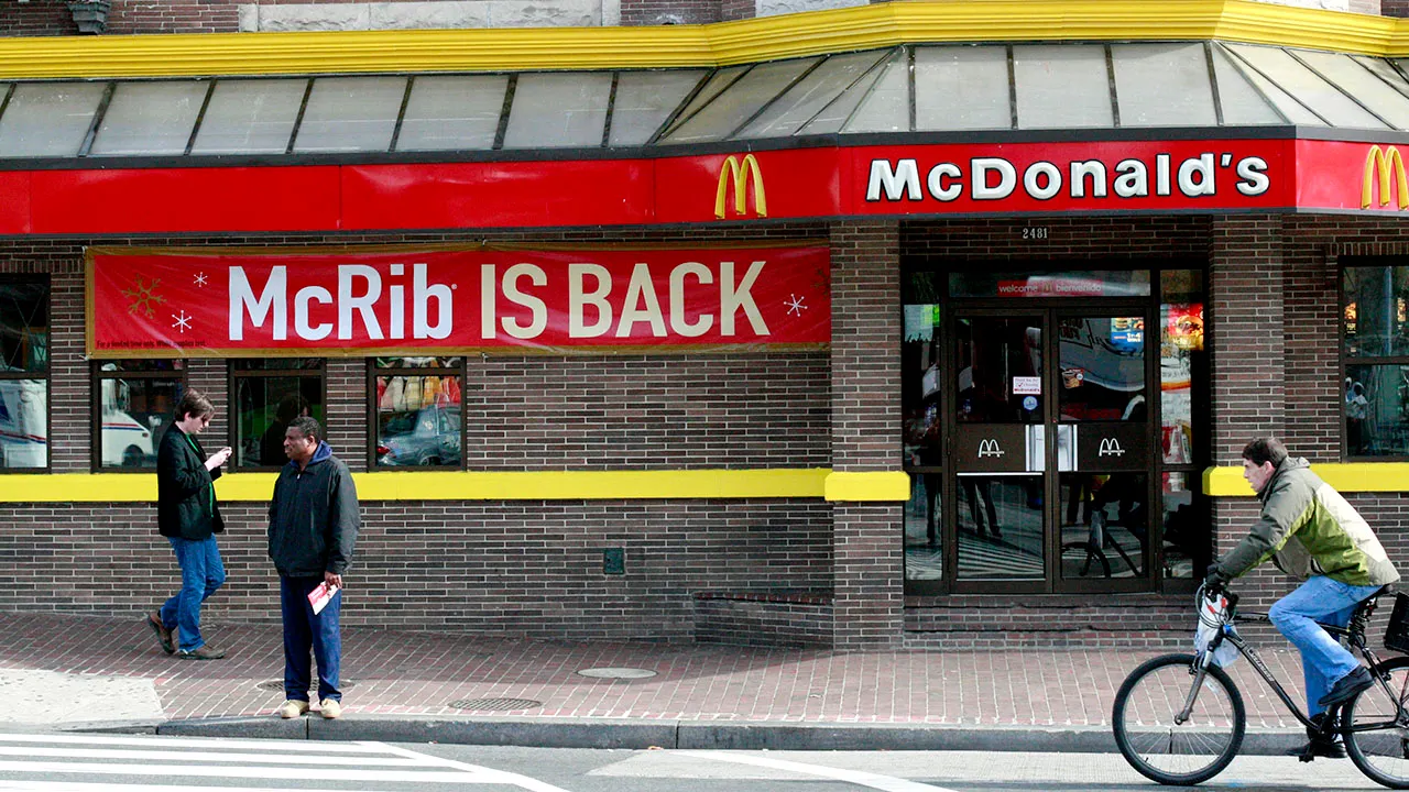 McDonald's sued over claims McRib sandwich doesn't contain real pork rib meat