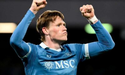 McTominay scores twice as Napoli earn point in huge clash with Inter Milan