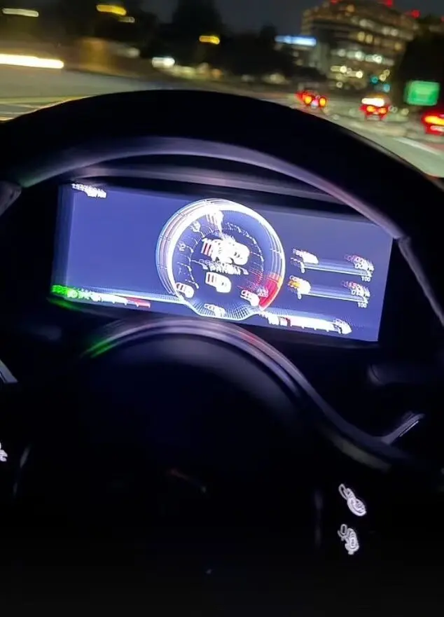 Machine Gun Kelly's dashboard