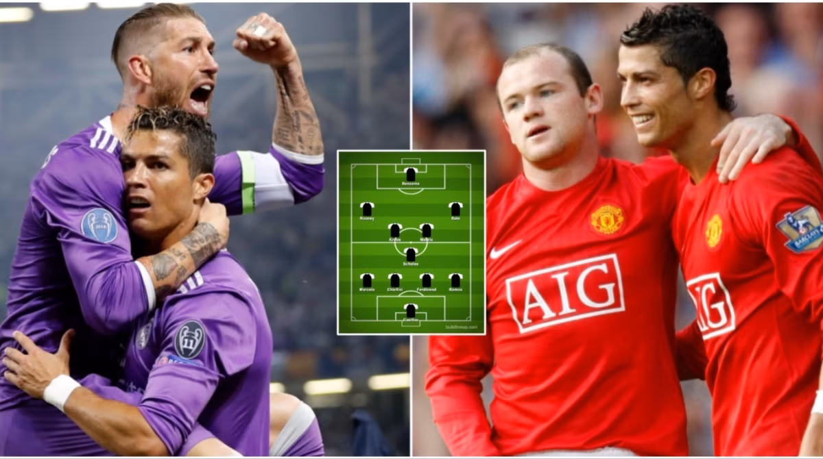 Cristiano Ronaldo Named Best 11 of Teammates From His Career