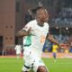 Yan Diomande of Ivory Coast celebrate during a 2025 AFCON Africa Cup of Nations game, Gabon vs Ivory Coast