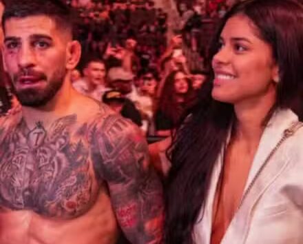 Ilia Topuria and his wife