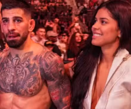 Ilia Topuria and his wife