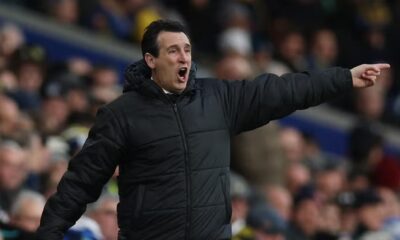 Aston Villa manager Unai Emery