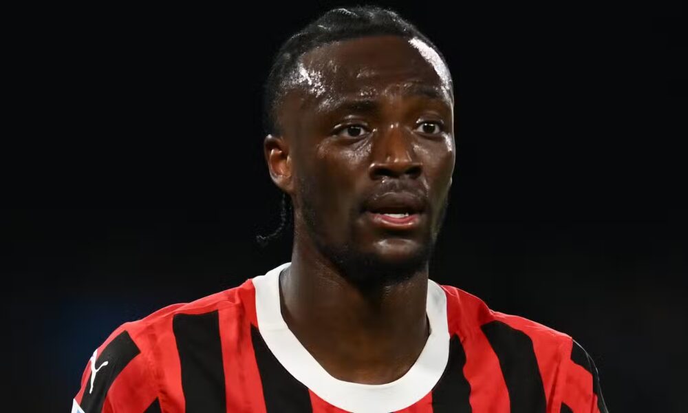 Tammy Abraham in action for AC Milan