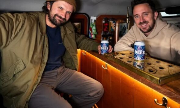 World's smallest pub opens with just two seats