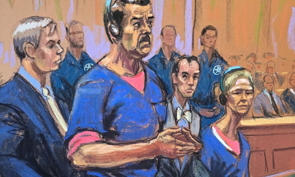 Gunfire erupts near Venezuela presidential palace as interim leader sworn in after tyrant Maduro slams capture in court