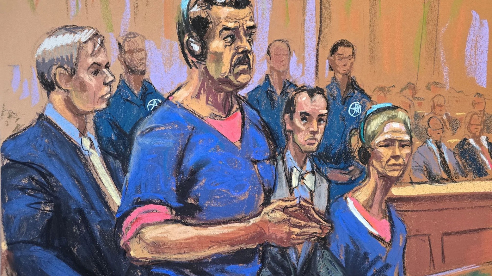 Gunfire erupts near Venezuela presidential palace as interim leader sworn in after tyrant Maduro slams capture in court