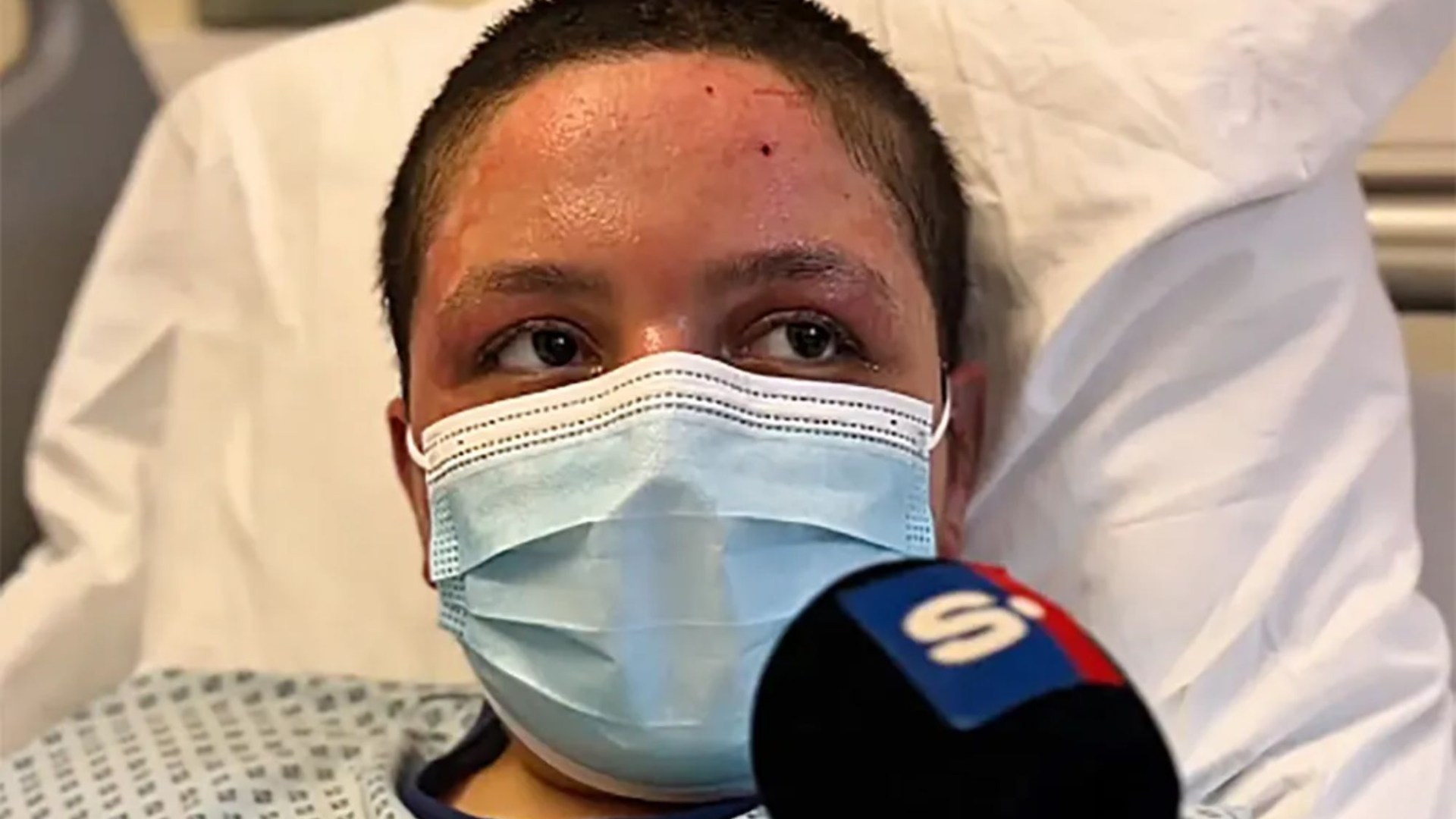 Teen survivor, 18, of Swiss bar blaze that killed 40 wakes from coma weeks after fire & says she can't escape nightmares