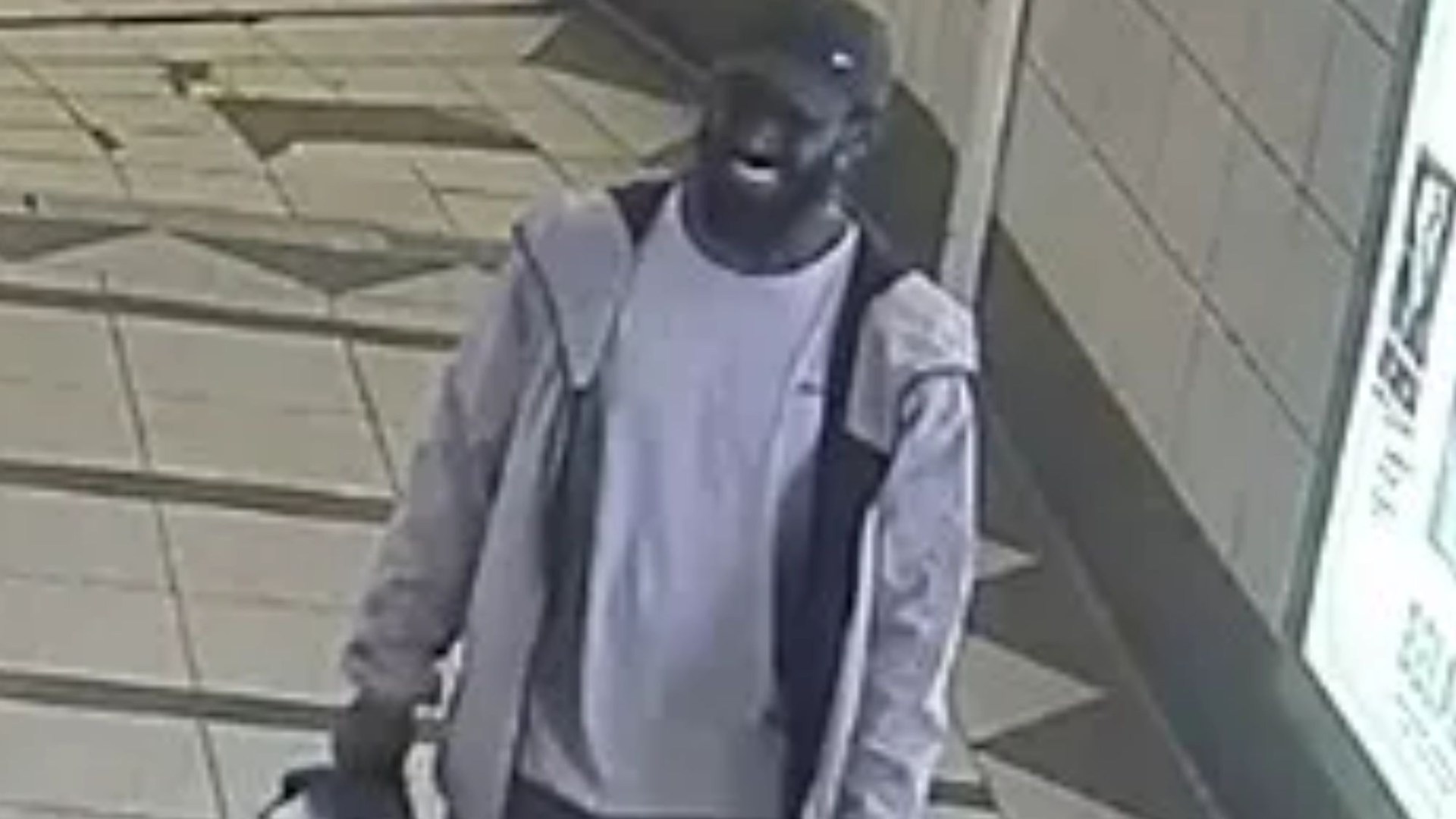 Chilling moment predator who sexually assaulted four women GRINS as he skulks through train station hunting for victims
