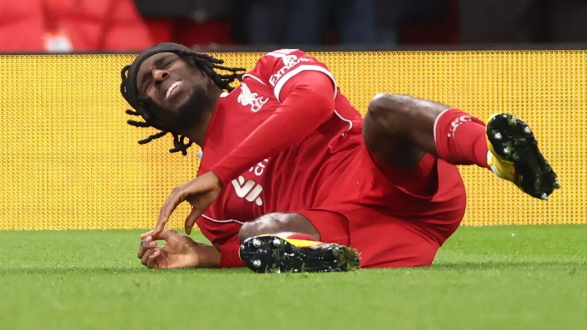 Liverpool injury crisis deepens as Jeremie Frimpong limps off after just FOUR MINUTES piling more pressure on Arne Slot