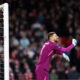 NOTTINGHAM, ENGLAND - DECEMBER 14: Guglielmo Vicario of Tottenham Hotspur during the Premier League match between Nottingham Forest and Tottenham Hotspur at City Ground on December 14, 2025 in Nottingham, England. (Photo by Naomi Baker/Getty Images)