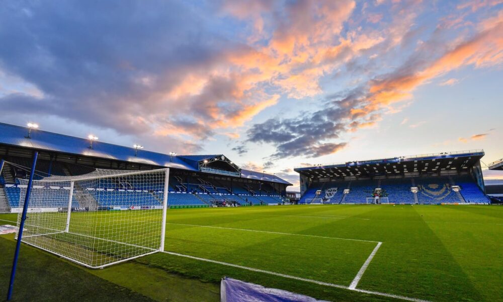 Portsmouth v Ipswich Town pitch inspection after freezing overnight temperatures