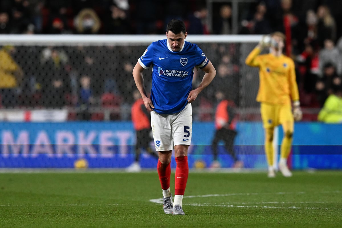 Portsmouth forced into yet another centre-half change in team blow against Southampton