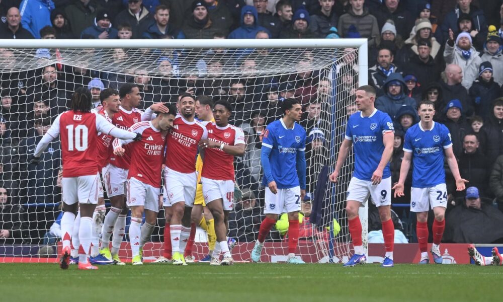 ‘Story of our season. Such a worry’: Portsmouth faithful highlight huge concerns after FA Cup defeat to Arsenal