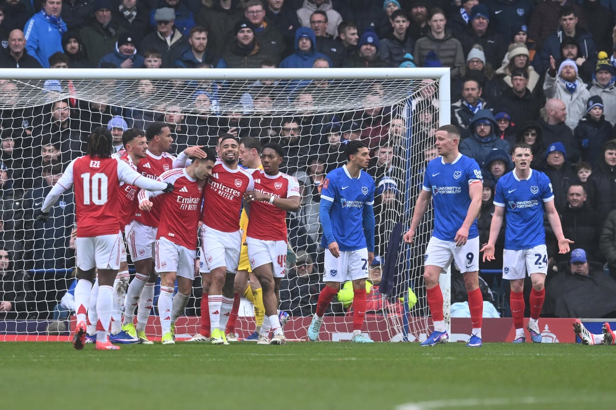 ‘Story of our season. Such a worry’: Portsmouth faithful highlight huge concerns after FA Cup defeat to Arsenal