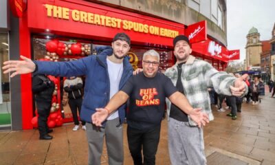 "It's all about the potatoes": TikTok influencers SpudBros turn out to support Portsmouth entrepreneur as new SpudBros Express franchise opens