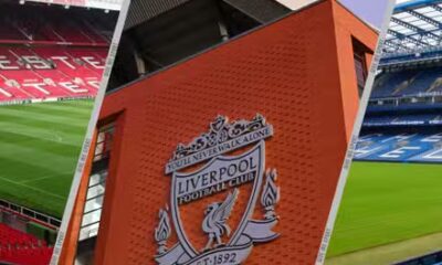 Old Trafford, Anfield and Stamford Bridge.