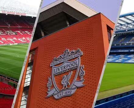 Old Trafford, Anfield and Stamford Bridge.