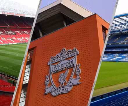 Old Trafford, Anfield and Stamford Bridge.